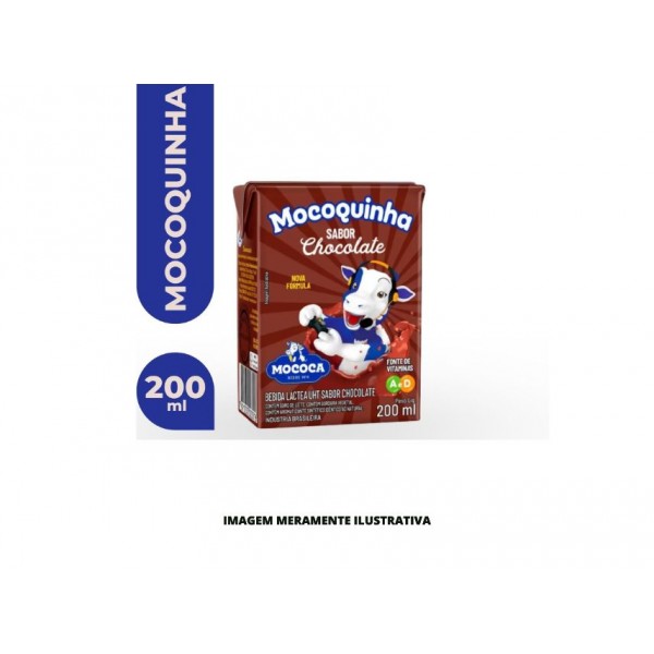 BEBIDA LACTEA - MOCOQUINHA - 200ml CHOCOLATE - CX27